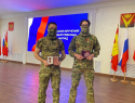Два молодых борисоглебца приехали с СВО в родной город и получили медали