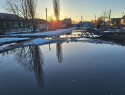 С приходом весны «стремительно развивающийся» Борисоглебск раскис и утонул