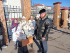 На ул. Первомайской г. Борисоглебска прошла акция «Блокадный хлеб»