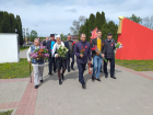 В Борисоглебске представители политических партий возложили цветы к Вечному огню 