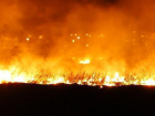 Пожар на окраине Борисоглебска
