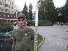 «Лыжную прогулку» в последний день лета совершил экоактивист в столице Воронежской области