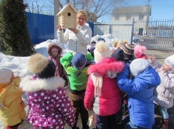 В Борисоглебске детский сад №7 принял участие в экологической акции «Скворушка»