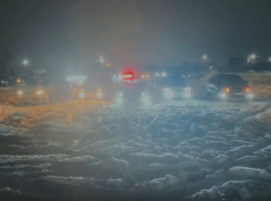 Дрифт по снежной каше устроили  борисоглебские автомобилисты