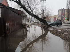 Без воды и на воде: второй город Воронежской области опять превратился в «Венецию»