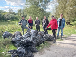  90 мешков мусора собрали на берегу Вороны волонтеры Борисоглебска 