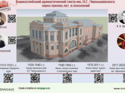  Борисоглебская гимназистка создала инфографику  драмтеатра им. Чернышевского 