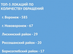 Борисоглебск  попал в ТОП-локаций по количеству обращений граждан