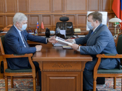 Александр Леонов рассказал губернатору об успехах Поворинского района и планах на ближайшее будущее