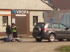На улице Пешкова г. Борисоглебска сбили мотоциклиста