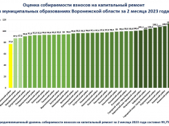 Борисоглебск – в лидерах, Поворино и Грибановка – в «аутсайдерах» по собираемости взносов на капремонт