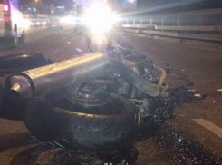 Под  Борисоглебском мужчина на мопеде «протаранил» отбойник