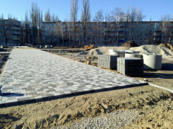 В Борисоглебске полным ходом идет строительство нового парка в Северном микрорайоне