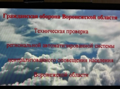  Внимание! 1 марта в Воронежской области пройдет проверка готовности системы оповещения населения