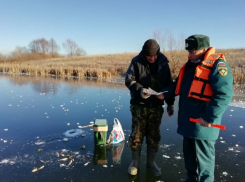 В Воронежской области рыбаков будут штрафовать за выход на неокрепший лед