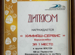 Борисоглебские футболисты заняли первое место в группе областного Кубка