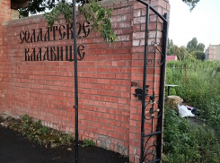 На Солдатском кладбище в Борисоглебске украли калитку