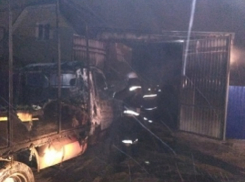 В Борисоглебске во время пожара сгорела «Газель»