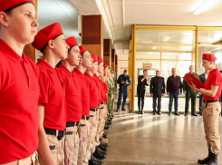 В Борисоглебске отряд военно-патриотического клуба «Отечество» пополнился новой сменой юнармейцев