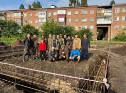 На месте будущего храма в сквере «Феникс» г. Борисоглебска появился фундамент