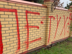 В Борисоглебске неизвестные расписали оскорблениями дом матери Сергея Гуляева