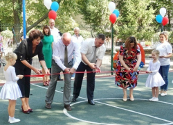 В Борисоглебске открыли четыре многофункциональные спортивные площадки