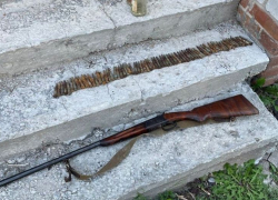На участке жителя Воронежской области нашли 34 куста конопли и ружье с 69 патронами