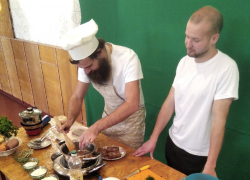 В селе под Борисоглебском снимают кулинарную программу