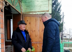 Передовика и Почетного жителя поздравили с юбилеем в Грибановском районе