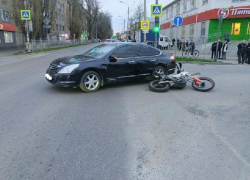Еще одного несовершеннолетнего мотоциклиста сбили в Борисоглебске