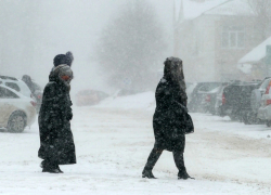 "Лютый" февраль: после сильных морозов на Борисоглебск обрушилась метель