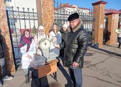 На ул. Первомайской г. Борисоглебска прошла акция «Блокадный хлеб»