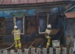 В Терновском районе на пожаре пострадал человек