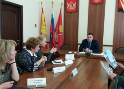 В Борисоглебске Андрей Пищугин ответил на вопросы журналистов