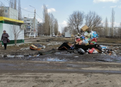 Жители улицы Аэродромная в Борисоглебске пожаловались на неубираемый мусор