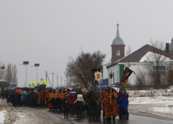 Владыка Сергий возглавил крестный ход в урочище «Матрешкин буерак» под Борисоглебском