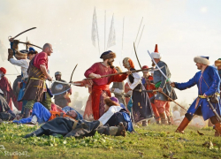 Борисоглебцы приняли участие в масштабной исторической «битве» под Азовом