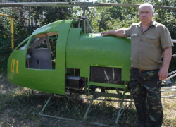 Талантливый поворинец самостоятельно собрал вертолёт