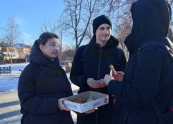 В школах и на улицах  Борисоглебска прошла акция "Блокадный хлеб"