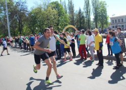 В честь Дня Победы в центре Борисоглебска провели эстафету