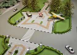 В сквере Борисоглебска установят самолет и БТР