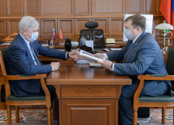 Александр Леонов рассказал губернатору об успехах Поворинского района и планах на ближайшее будущее