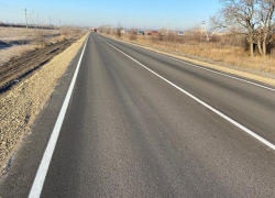 На выезде из Борисоглебска сделали дорогу