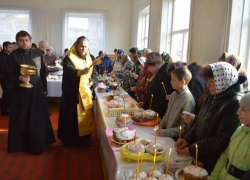 Епископ Борисоглебский и Бутурлиновский Сергий  освятил пасхальные куличи