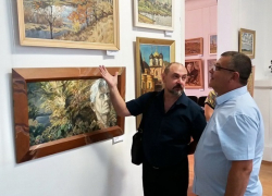 В Борисоглебске открылась выставка Александра Бирюкова