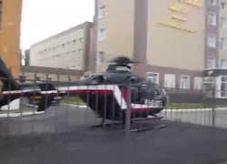 Из Борисоглебска тяжело травмированного в ДТП  пациента отправили на вертолете в Воронеж