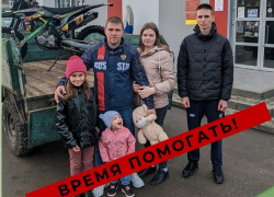 Семья пожарного из Поворинского района передала в зону СВО новый мотоцикл