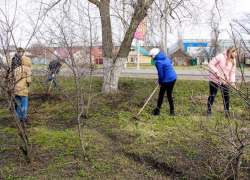 Ученики средней школы №13 г. Борисоглебска помогли одинокой пенсионерке