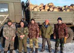 Три КАМАЗа дров для бойцов СВО собрали в селе под Борисоглебском