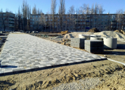 В Борисоглебске полным ходом идет строительство нового парка в Северном микрорайоне